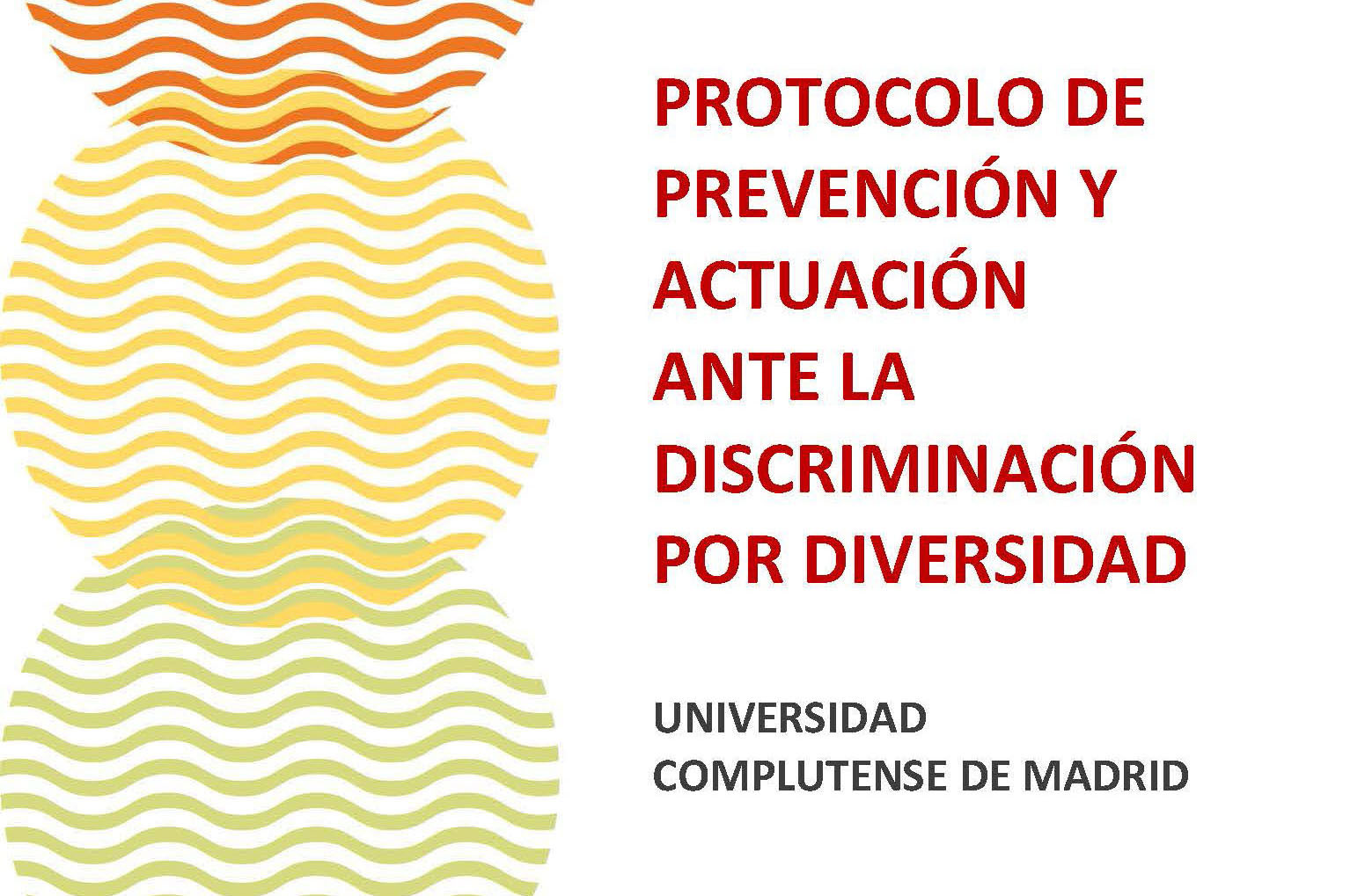 Protocolo de prevención y actuación ante la discriminación por diversidad.
